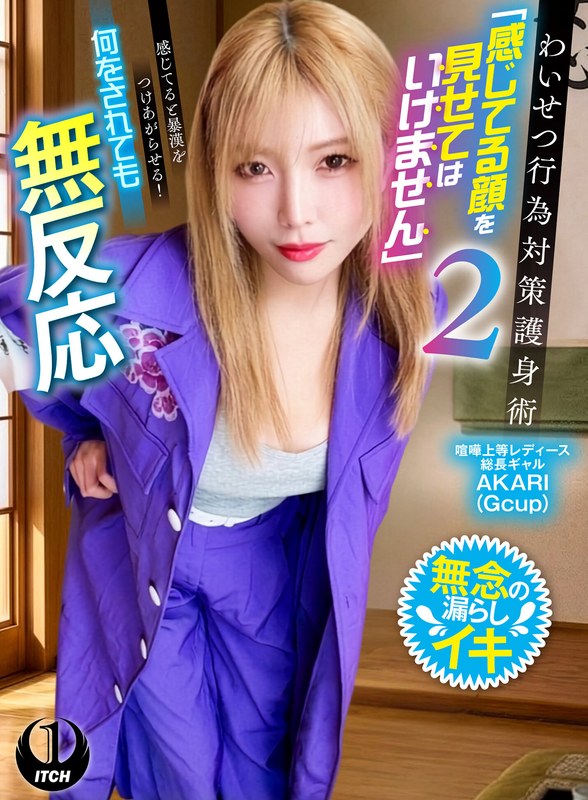 わいせつ行為対策護身術「感じてる顔を見せてはいけません」2 感じてると暴漢をつけあがらせる！何をされても無反応 喧嘩上等レディース総長ギャルAKARI - FANZAアダルト動画レビュー